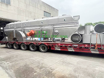 榮發(fā)干燥江蘇項目木薯貓砂專用烘干機發(fā)貨現(xiàn)場！